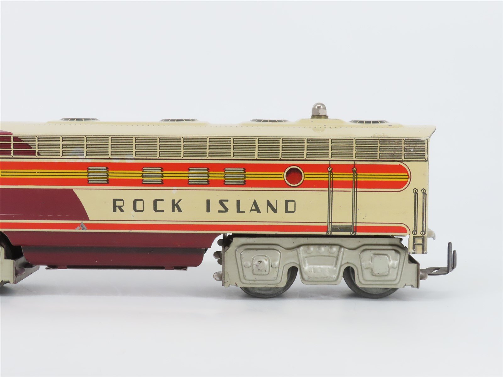 O Gauge 3-Rail Unique Art RI Rock Island F Unit A/A Diesel Locomotive Set