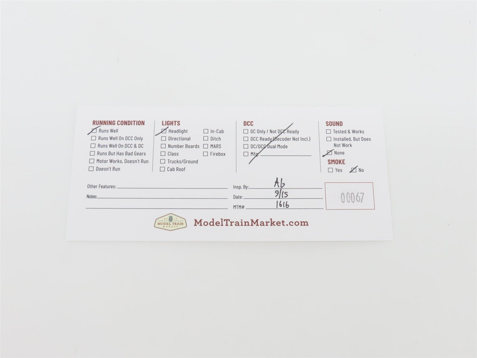 O Gauge 3-Rail Unique Art RI Rock Island F Unit A/A Diesel Locomotive Set