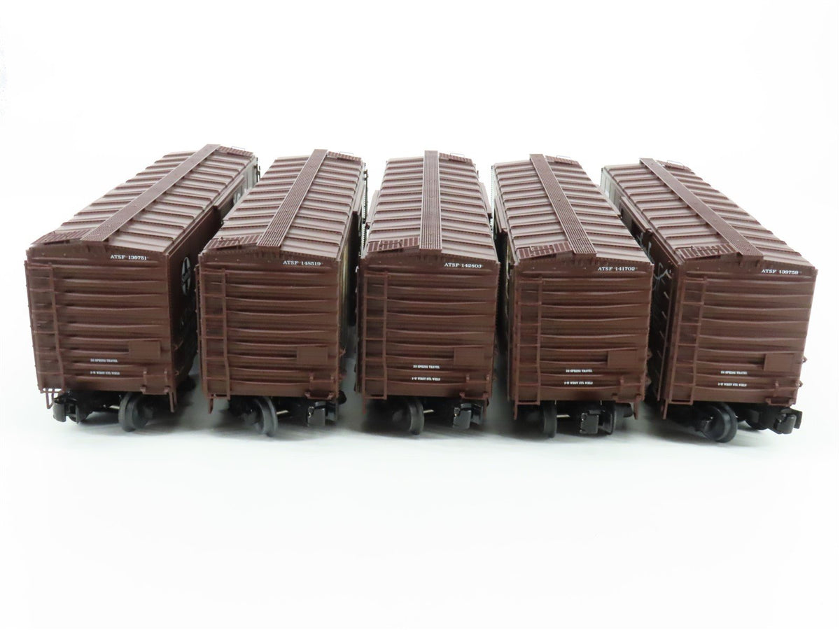 O Gauge 3-Rail Lionel 6-81605 ATSF Santa Fe Map &amp; Slogan Box Car 5-Pack