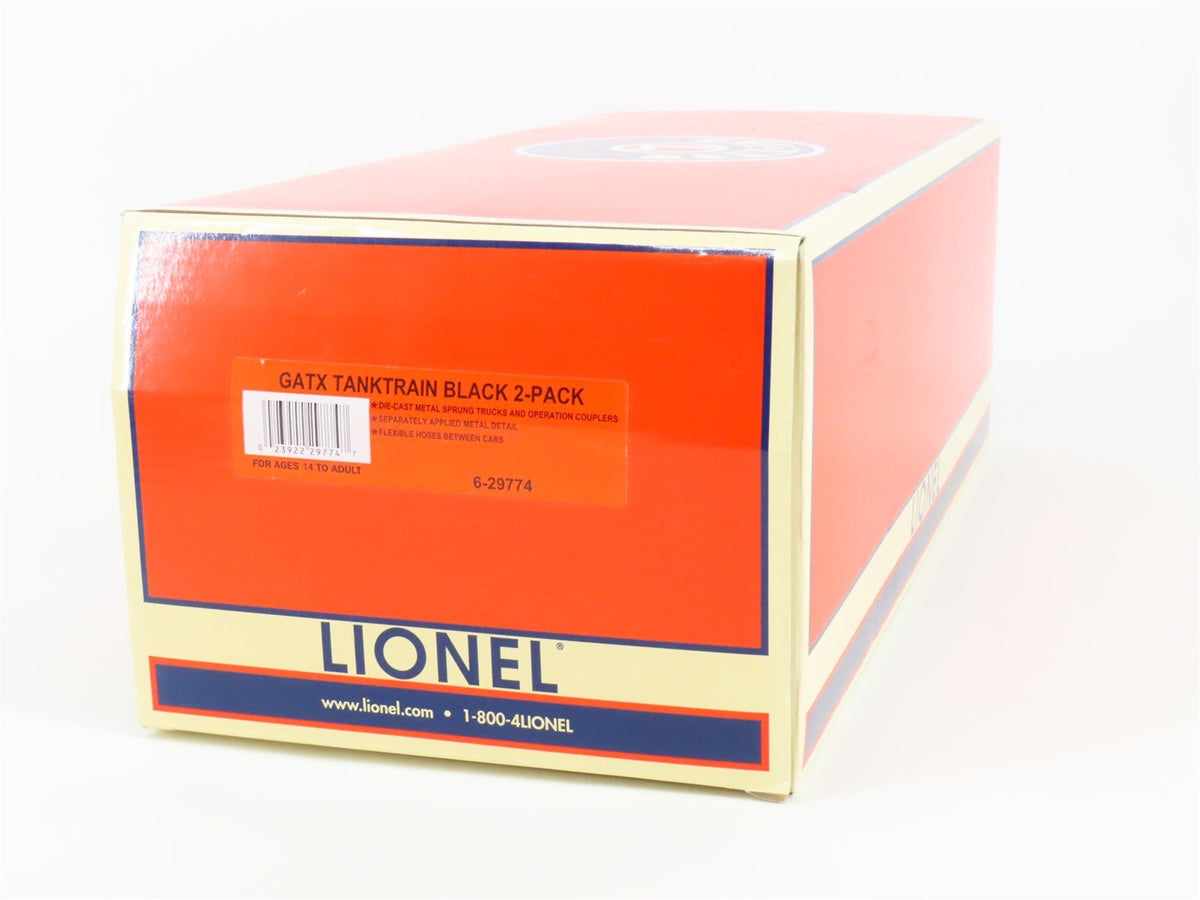 O Gauge 3-Rail Lionel 6-29774 GATX Tanktrain Tank Car 2-Pack
