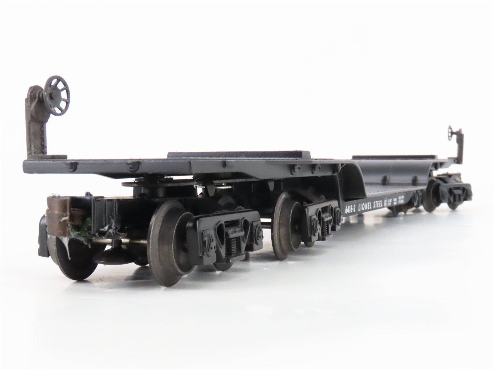 O Gauge 3-Rail Lionel 6-36900 Depressed Center Flat Car 6418-2 w/ Back Shop Load