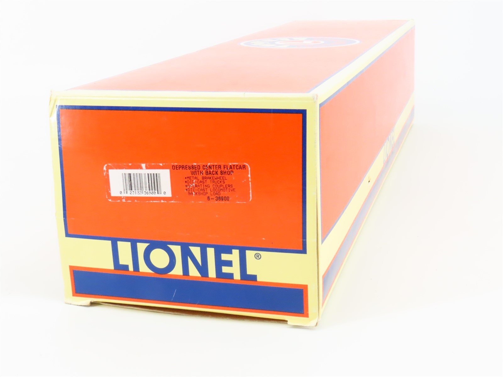 O Gauge 3-Rail Lionel 6-36900 Depressed Center Flat Car 6418-2 w/ Back Shop Load