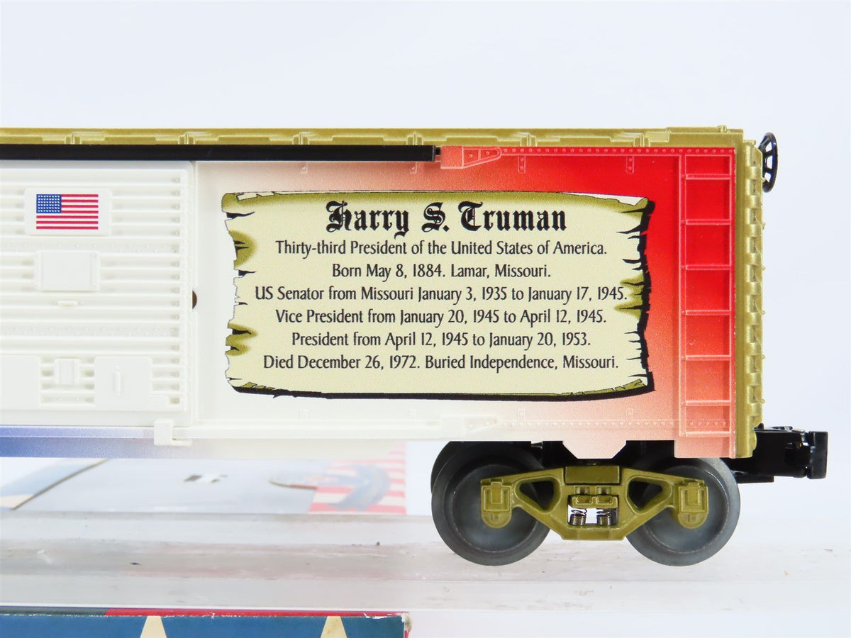 O Gauge 3-Rail Lionel 6-25933 USA President Truman Single Door Box Car #25933