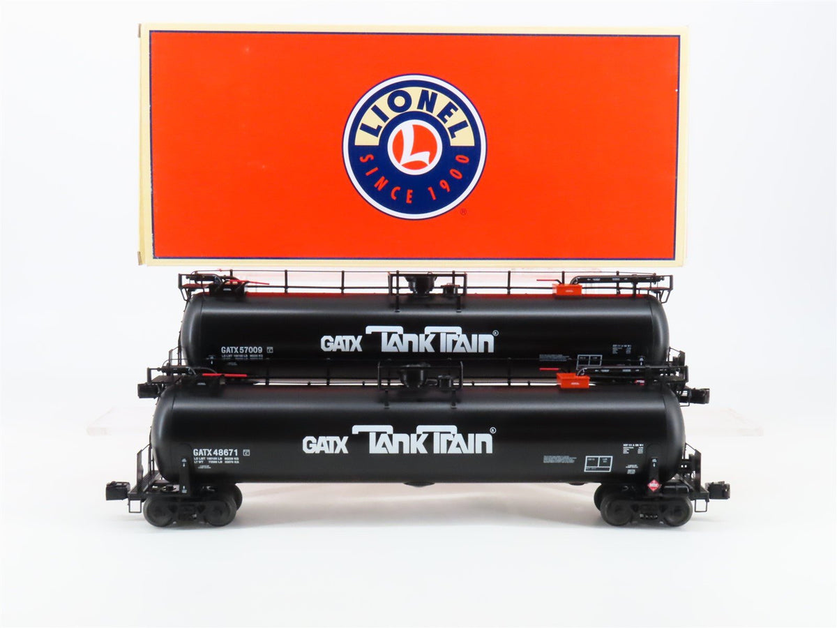 O Gauge 3-Rail Lionel 6-29774 GATX Tank Train Intermediate Tank Car 2-Pack