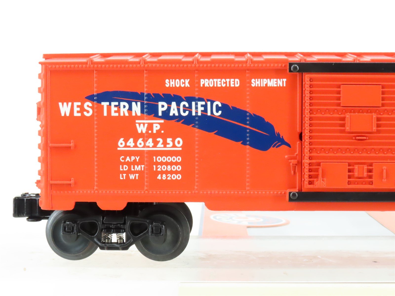 O Gauge 3-Rail Lionel 6-39236 WP Western Pacific Feather Box Car #6464250