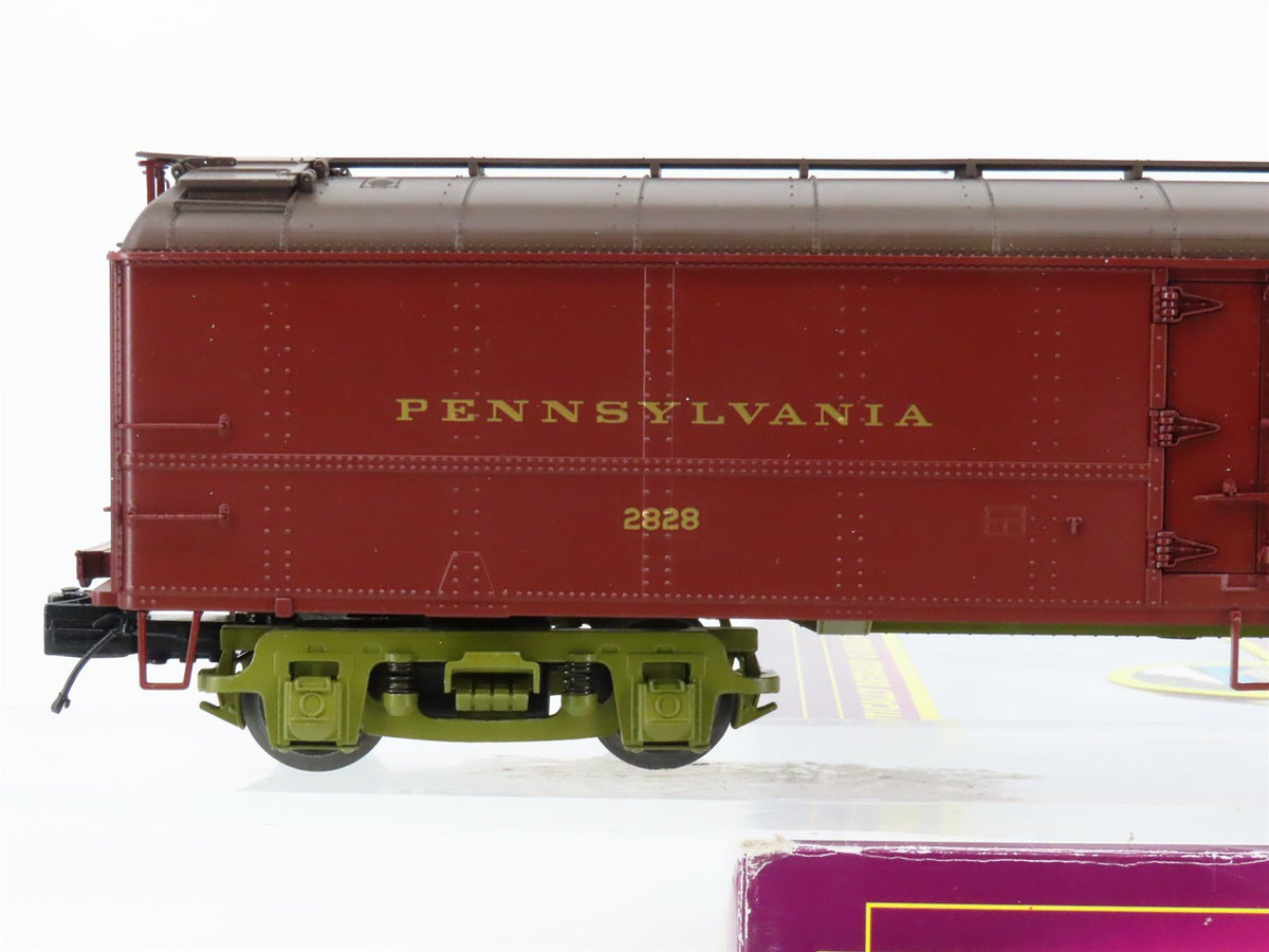 O Gauge 3-Rail MTH 20-94177 PRR Pennsylvania Railroad Express Reefer #2828.