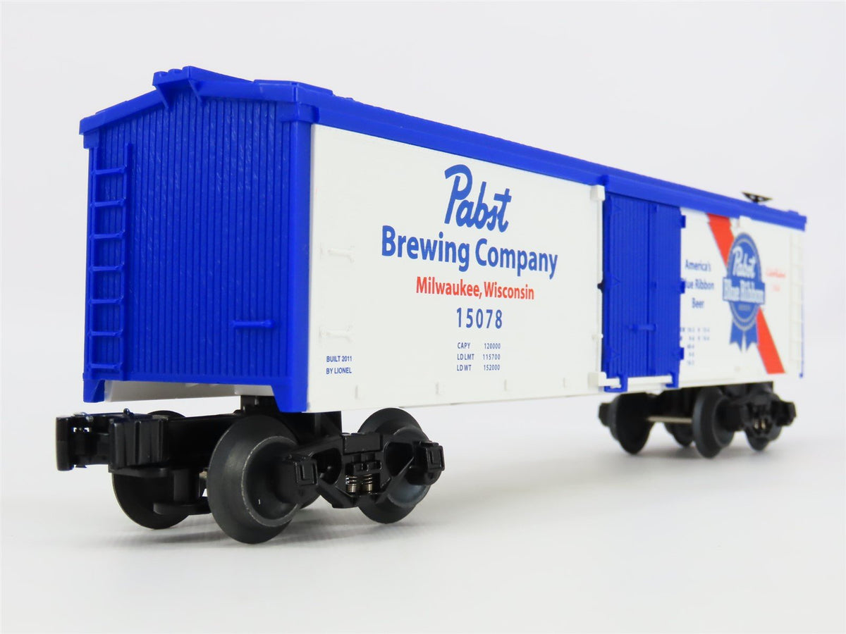 O Gauge 3-Rail Lionel 6-15078 Pabst Blue Ribbon Wood Sided Reefer #15078