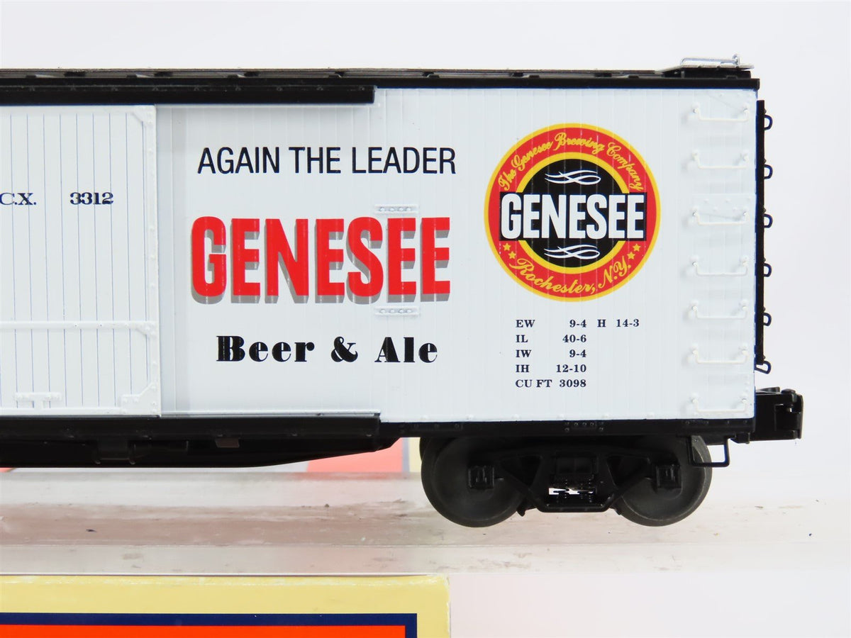 O Gauge 3-Rail Lionel 6-58508 LOTS 2012 GBCX Genesee Beer Box Car #3312