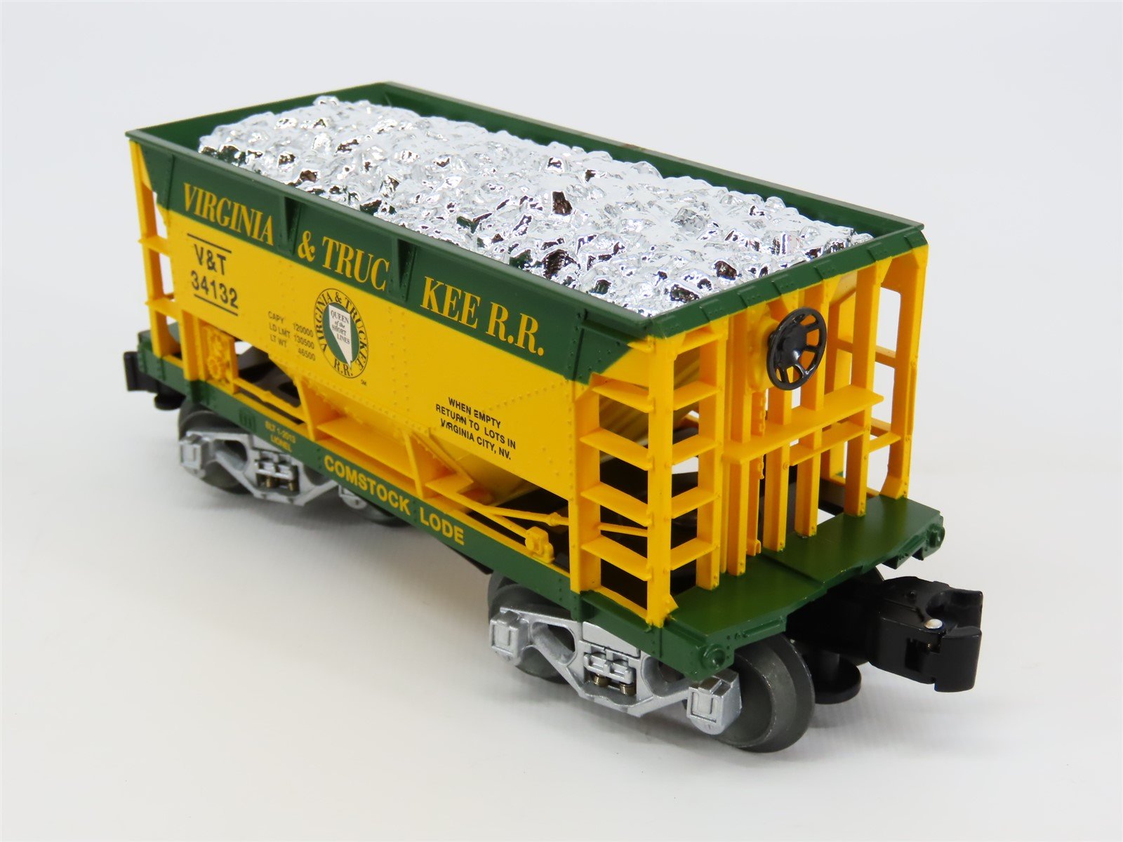 O Gauge 3-Rail Lionel 6-58558 LOTS 2013 V&T Virginia & Truckee Ore Car #34132