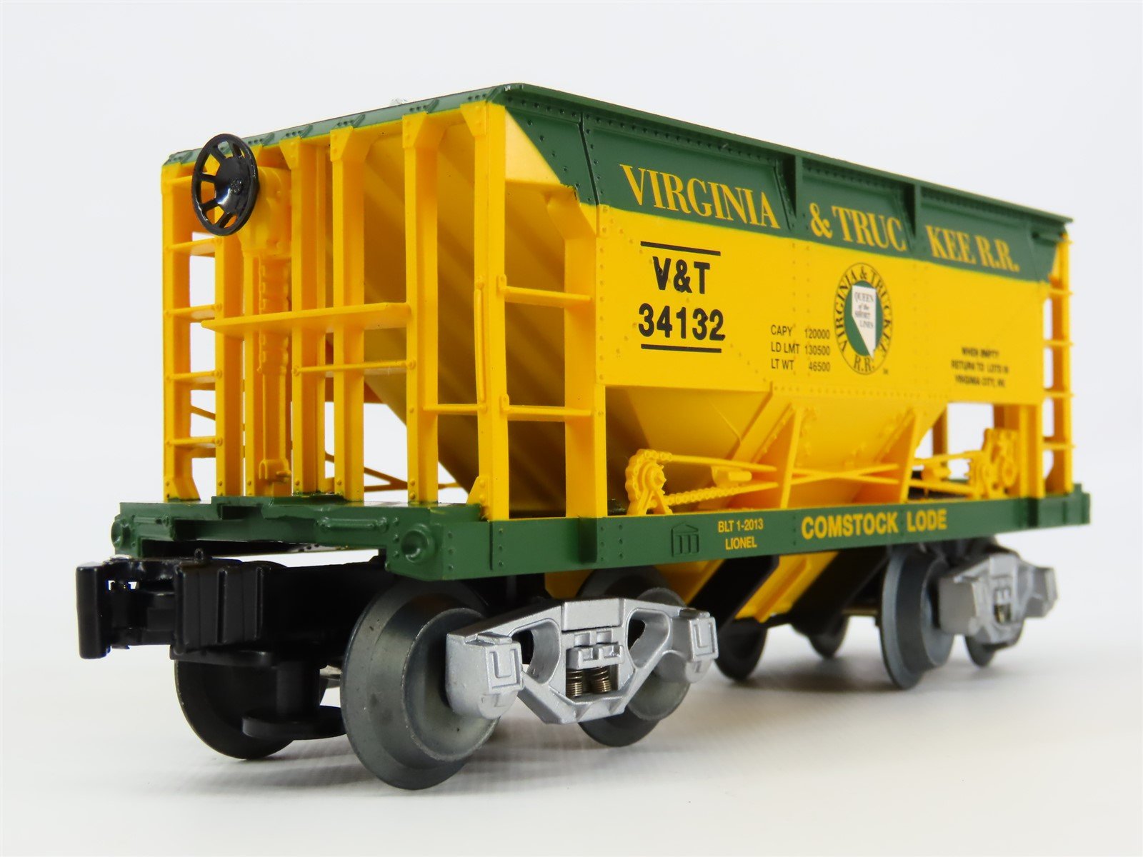 O Gauge 3-Rail Lionel 6-58558 LOTS 2013 V&T Virginia & Truckee Ore Car #34132