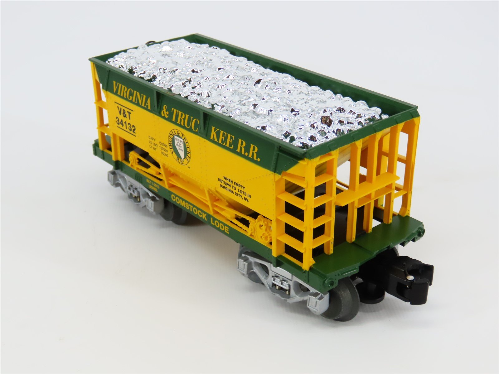 O Gauge 3-Rail Lionel 6-58558 LOTS 2013 V&T Virginia & Truckee Ore Car #34132