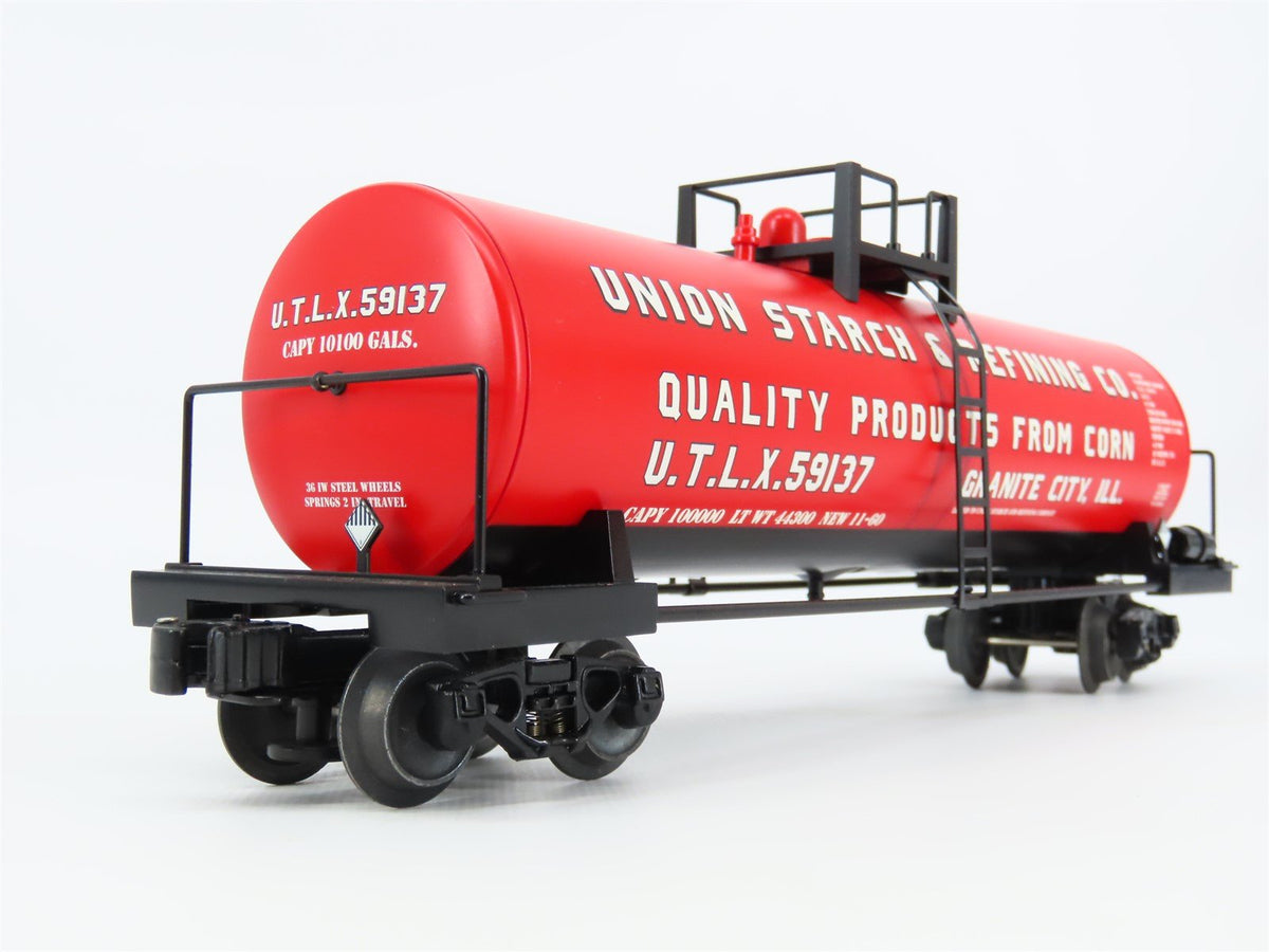O Gauge 3-Rail Lionel 6-17927 UTLX Union Starch Unibody Tank Car #59137