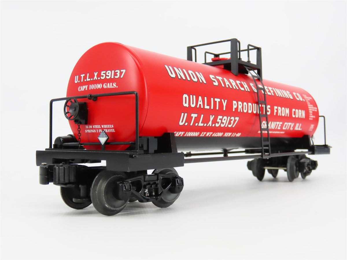 O Gauge 3-Rail Lionel 6-17927 UTLX Union Starch Unibody Tank Car #59137
