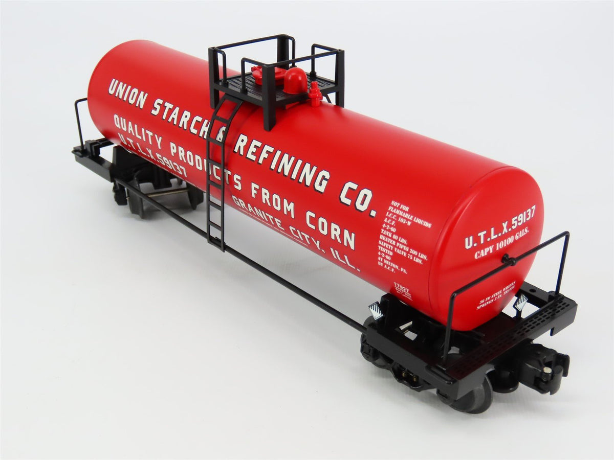 O Gauge 3-Rail Lionel 6-17927 UTLX Union Starch Unibody Tank Car #59137