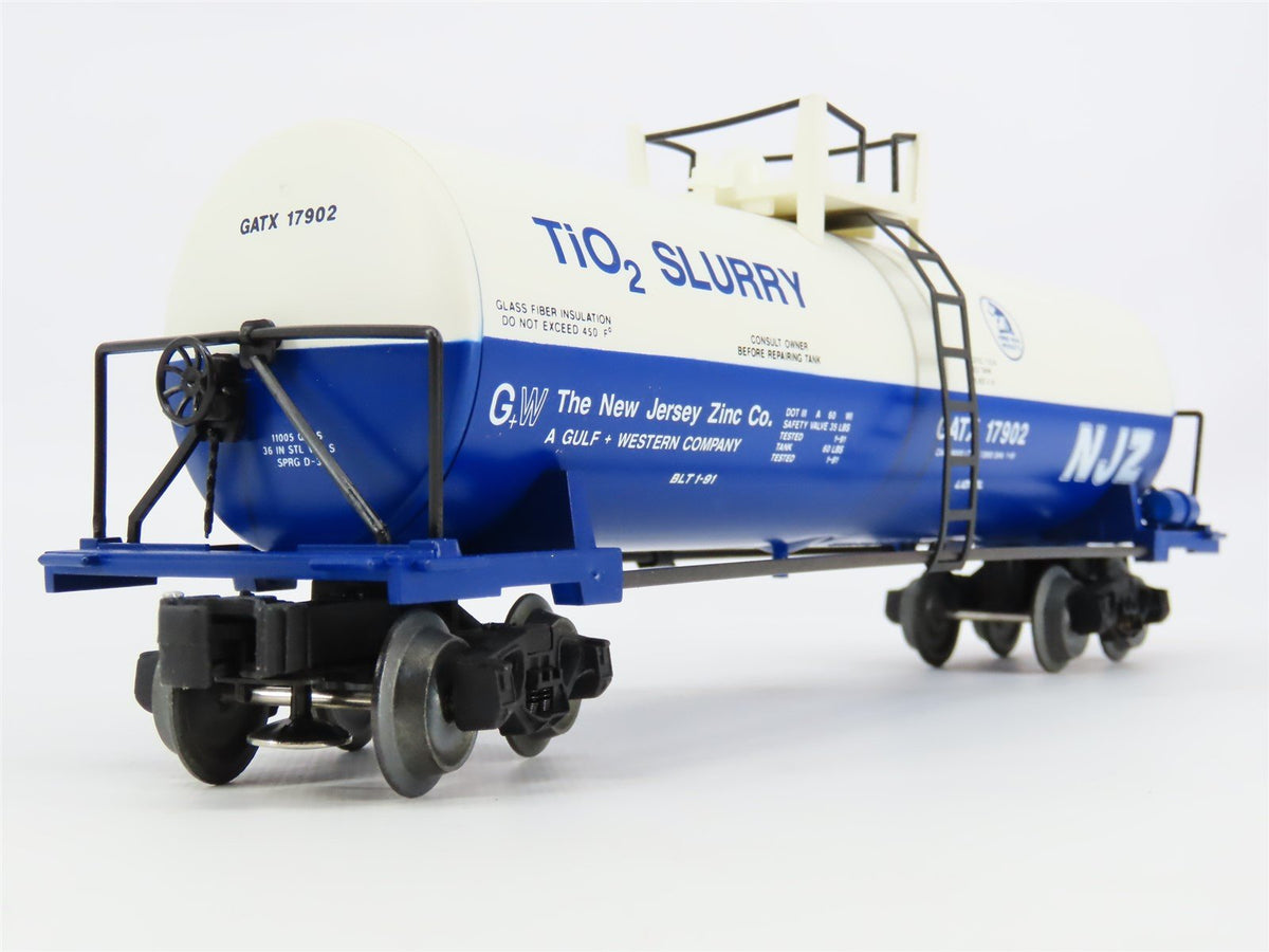 O Gauge 3-Rail Lionel 6-17902 GATX New Jersey Zinc Tank Car #17902