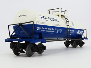 O Gauge 3-Rail Lionel 6-17902 GATX New Jersey Zinc Tank Car #17902