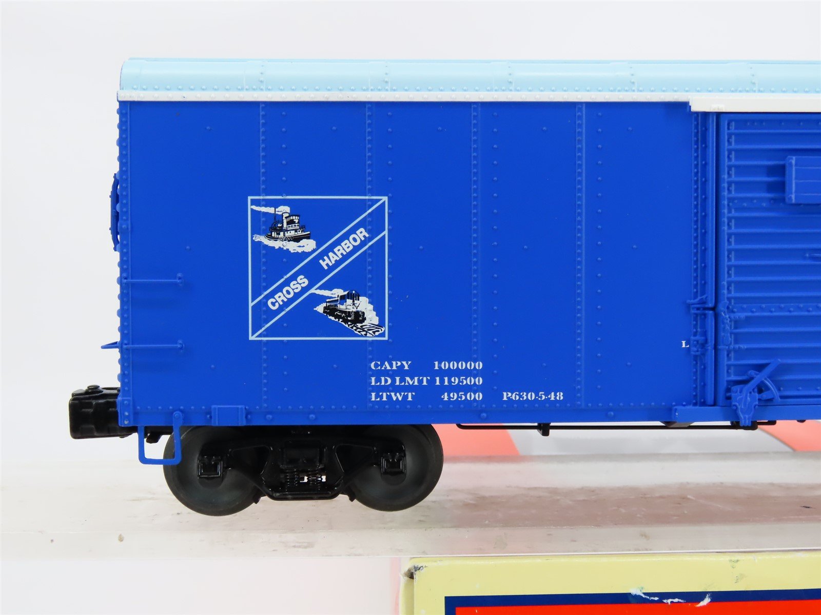 O Gauge 3-Rail Lionel 6-58212 NLOE Cross Harbor Round Roof Box Car #8315