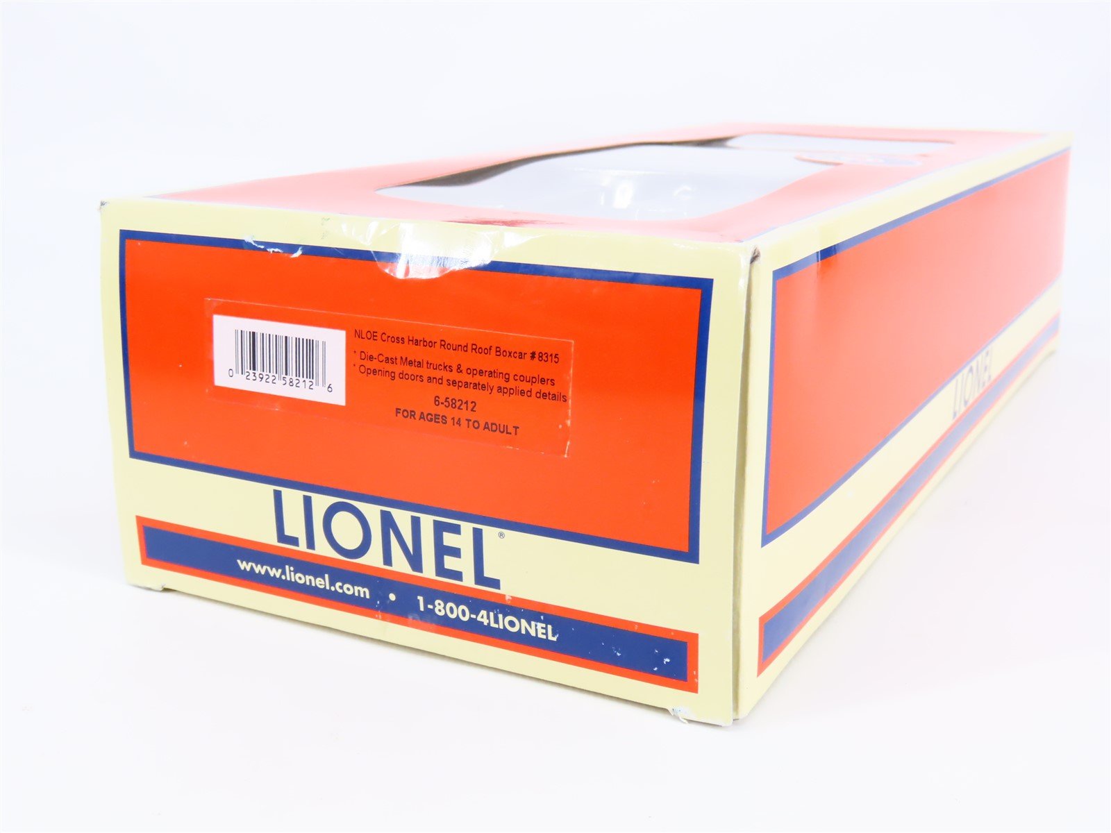 O Gauge 3-Rail Lionel 6-58212 NLOE Cross Harbor Round Roof Box Car #8315