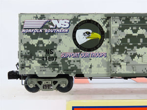 O Gauge 3-Rail Lionel 6-58509 NS Norfolk Southern Lighted Flag Box Car #41907