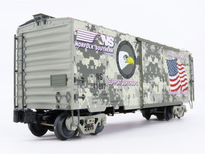 O Gauge 3-Rail Lionel 6-58509 NS Norfolk Southern Lighted Flag Box Car #41907