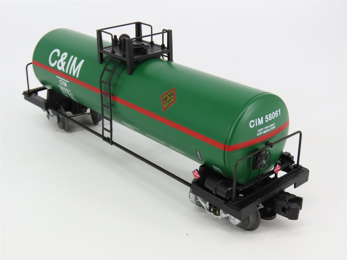 O Gauge 3-Rail Lionel 6-58061 C&amp;IM Chicago &amp; Illinois Midland Tank Car #58061