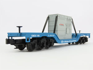 O Gauge 3-Rail MTH Rail King 30-7012E EMDX Flat Car #106 w/ Transformer