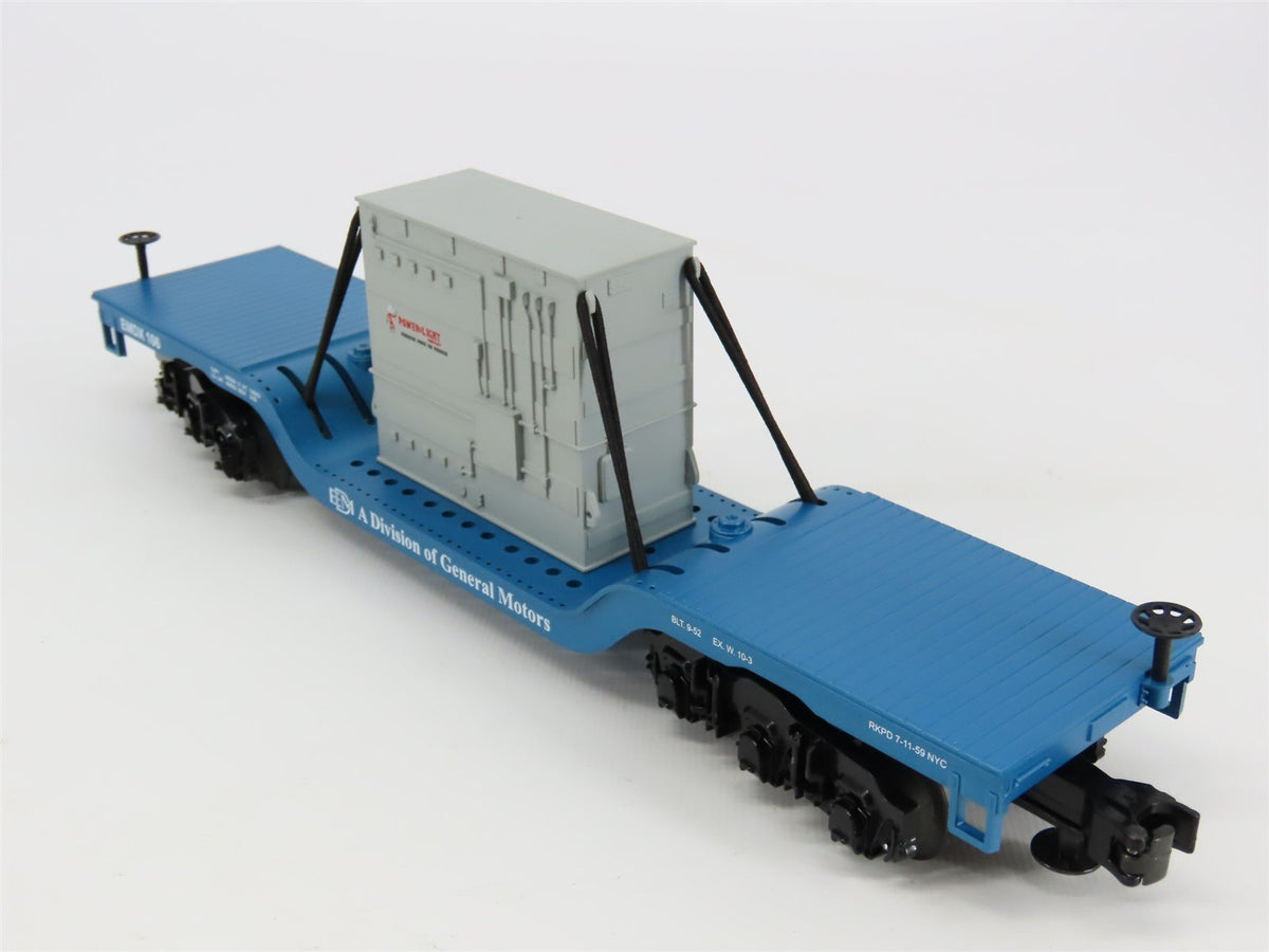 O Gauge 3-Rail MTH Rail King 30-7012E EMDX Flat Car #106 w/ Transformer