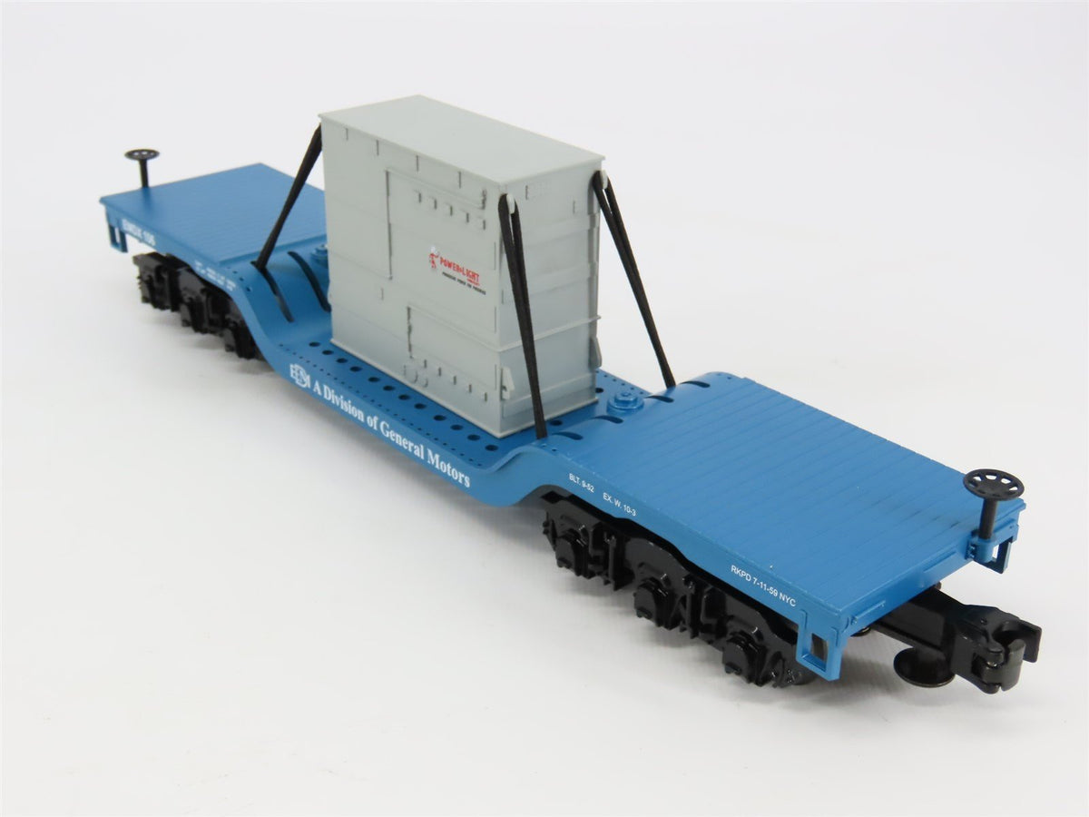 O Gauge 3-Rail MTH Rail King 30-7012E EMDX Flat Car #106 w/ Transformer