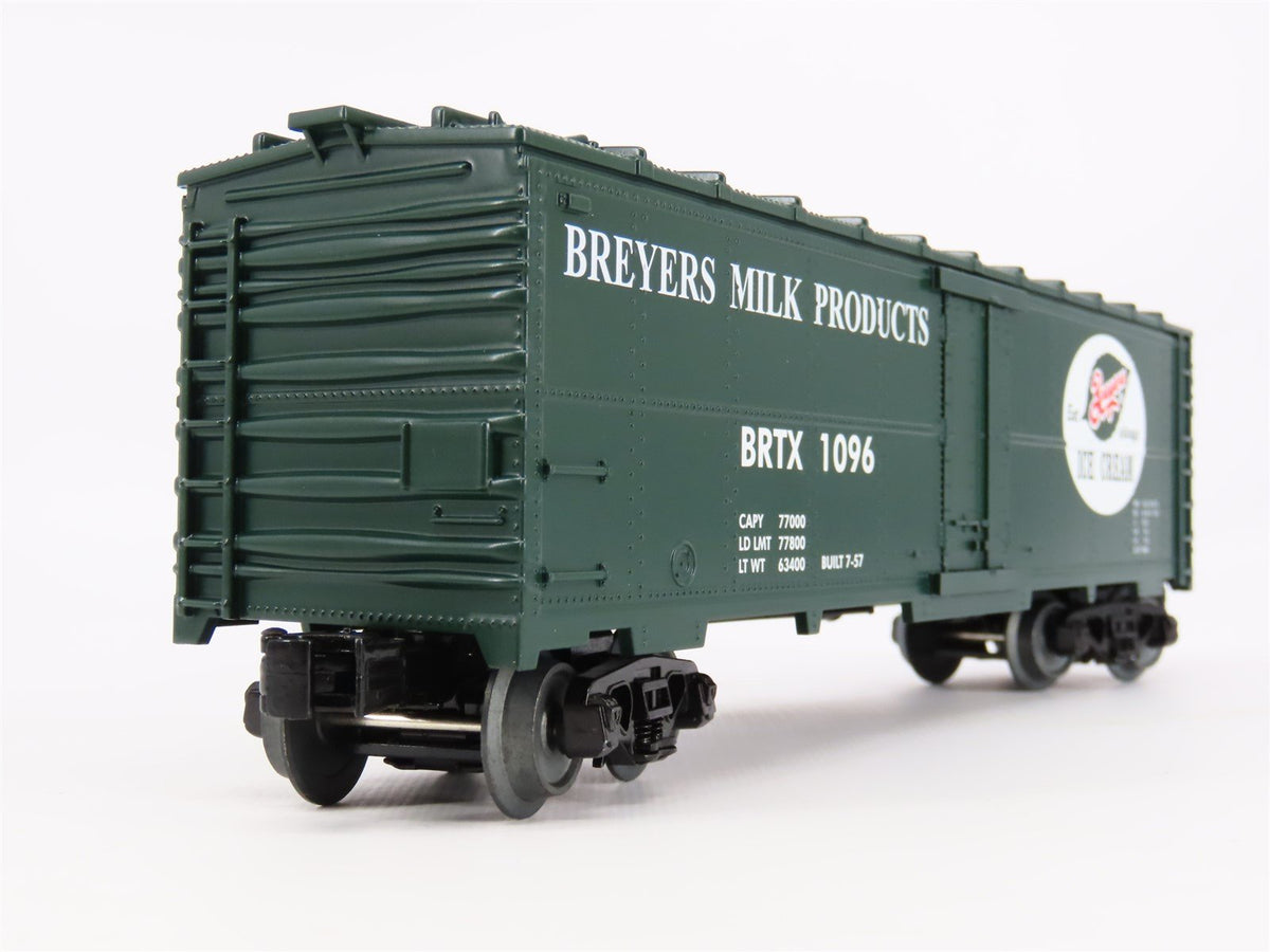 O Gauge 3-Rail MTH Rail King 30-78190 BRTX Breyers Ice Cream Reefer #1096
