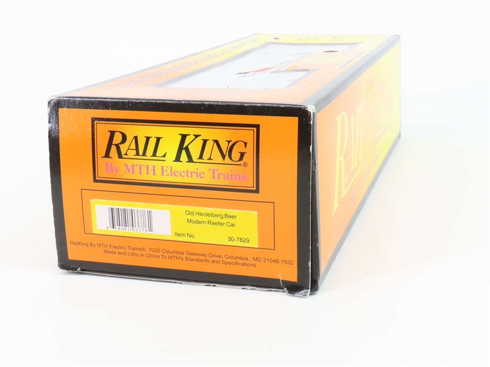 O Gauge 3-Rail MTH Rail King 30-7829 URTC Old Heidelberg Beer Reefer #23120