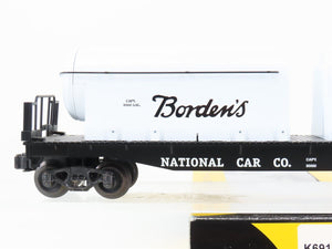O Gauge 3-Rail K-Line K691-8013 NX Flat Car #1464 w/ Borden's Milk Containers
