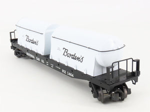 O Gauge 3-Rail K-Line K691-8013 NX Flat Car #1464 w/ Borden's Milk Containers