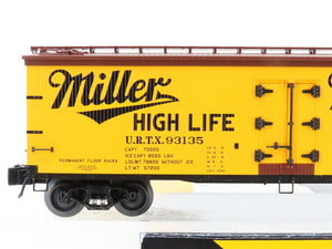 O Gauge 3-Rail K-Line K742-6404 URTX Miller High Life Reefer #93135 w/ Billboard