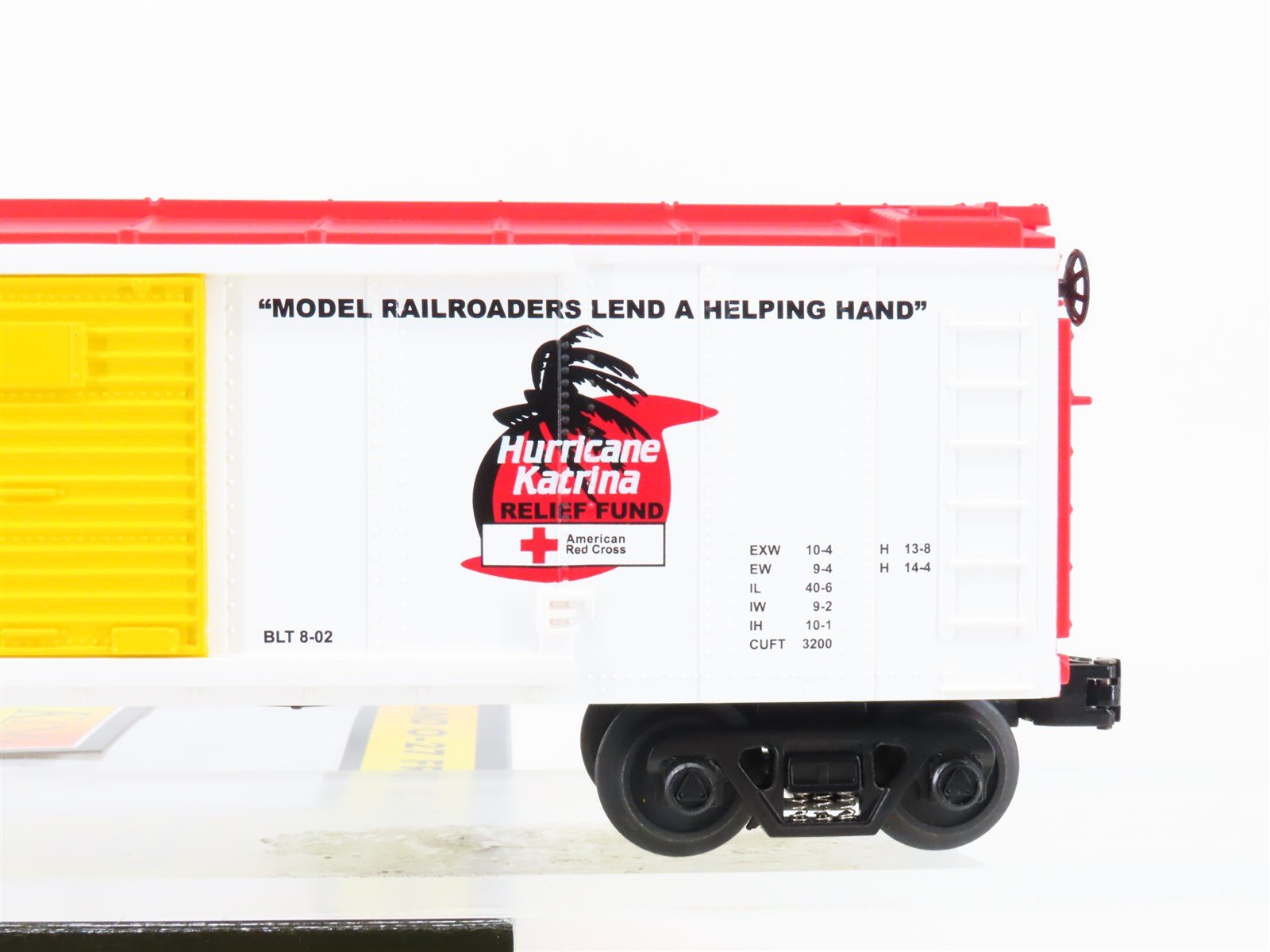 O Gauge 3-Rail MTH Rail King 30-74338 KNY Isaly's Katrina Fundraiser Box Car