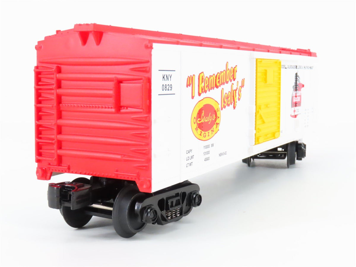 O Gauge 3-Rail MTH Rail King 30-74338 KNY Isaly&#39;s Katrina Fundraiser Box Car