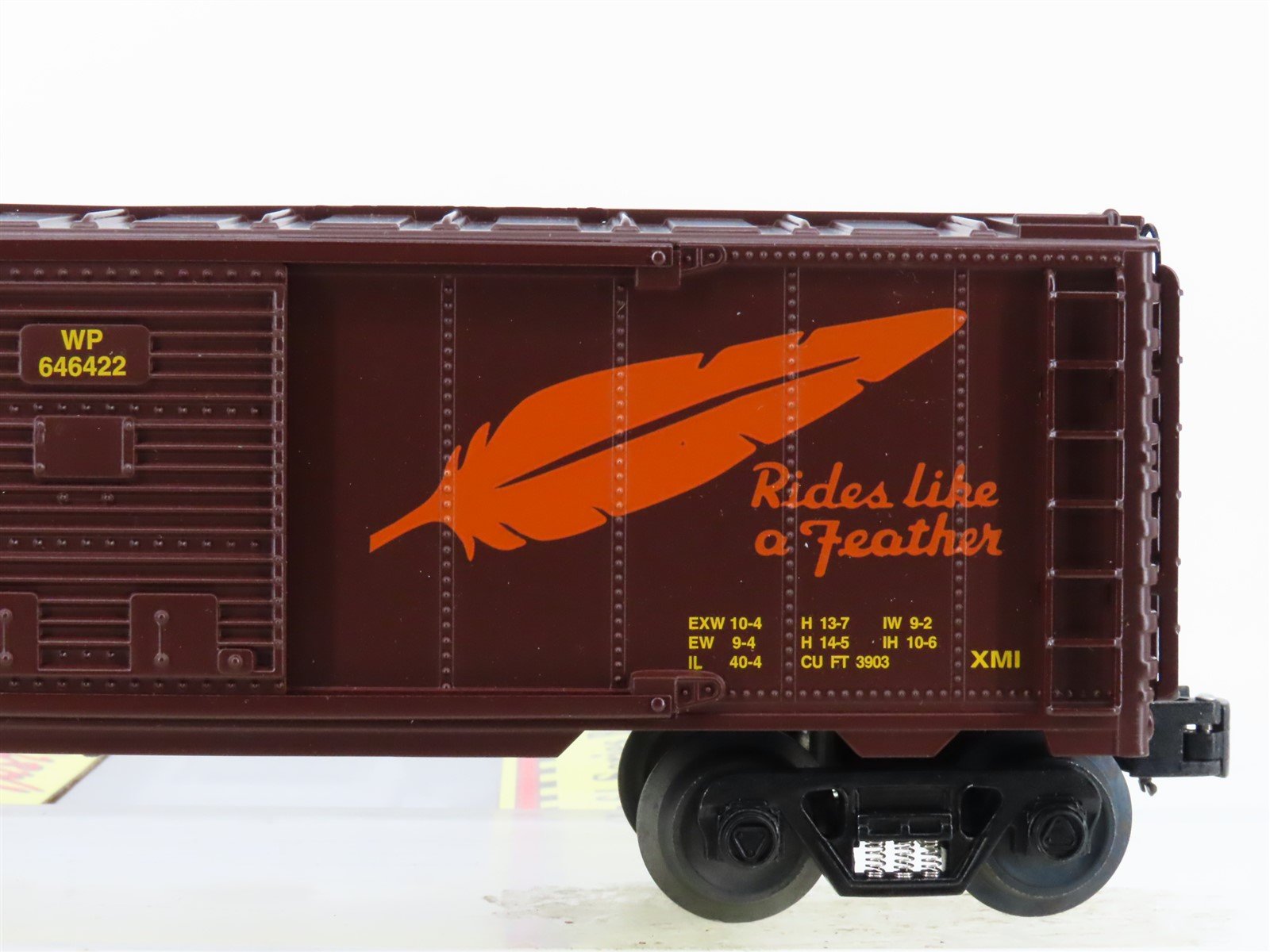 O Gauge 3-Rail Aristocraft 96422A WP Western Pacific Feather Box Car #646422