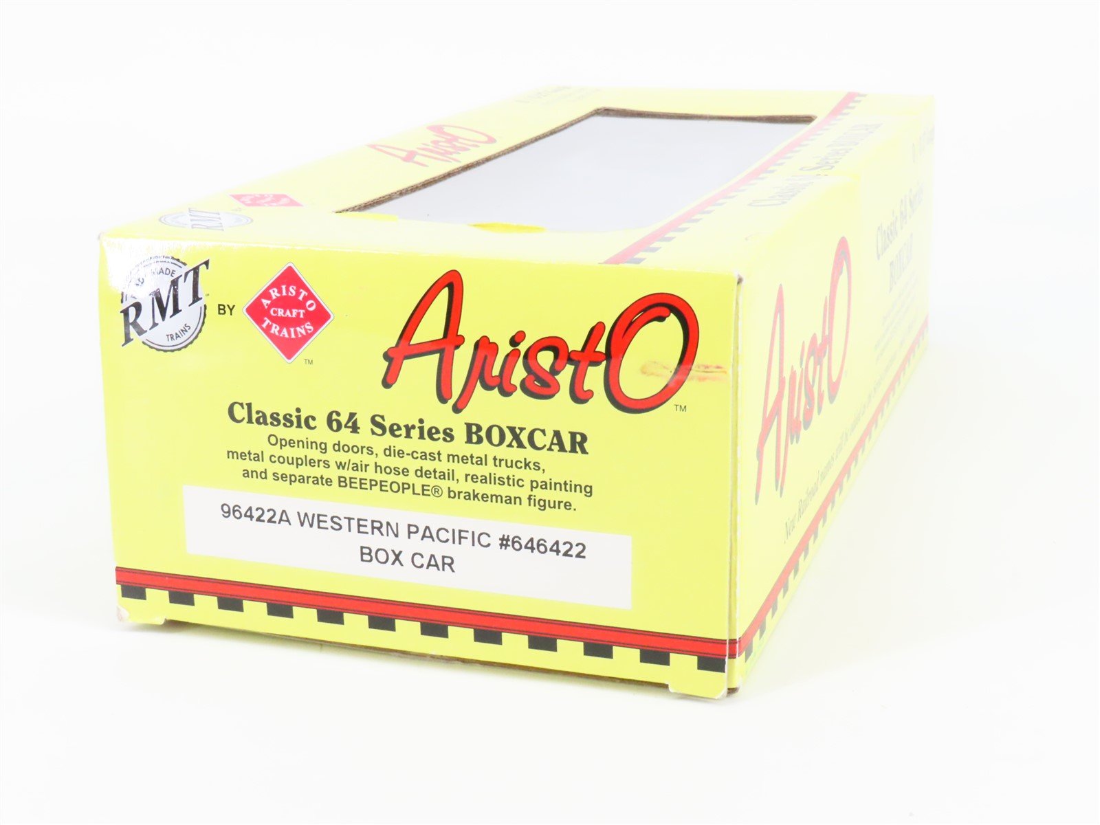 O Gauge 3-Rail Aristocraft 96422A WP Western Pacific Feather Box Car #646422