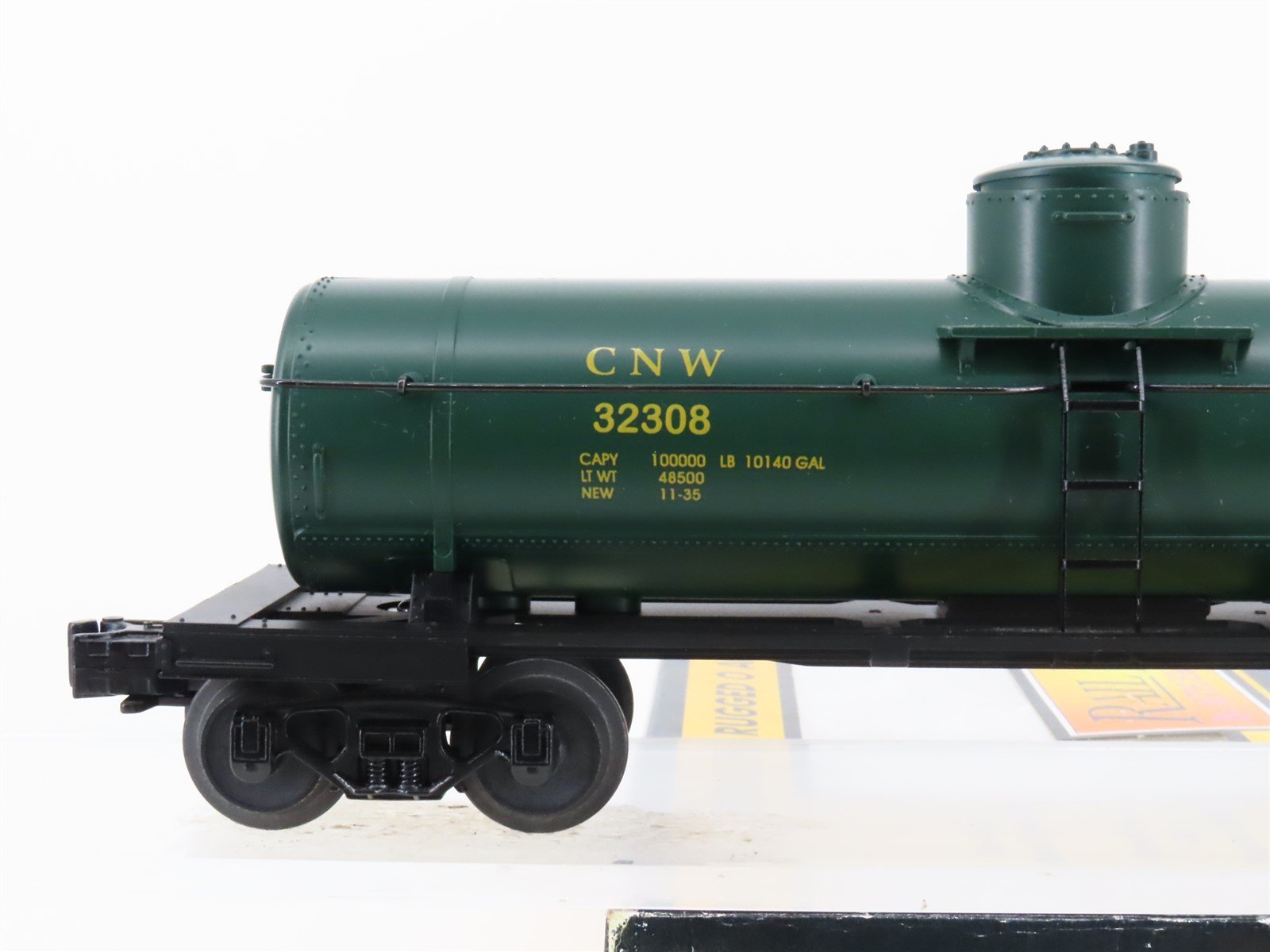 O Gauge 3-Rail MTH Rail King RK-7307L CNW Chicago North Western Tank Car #32308