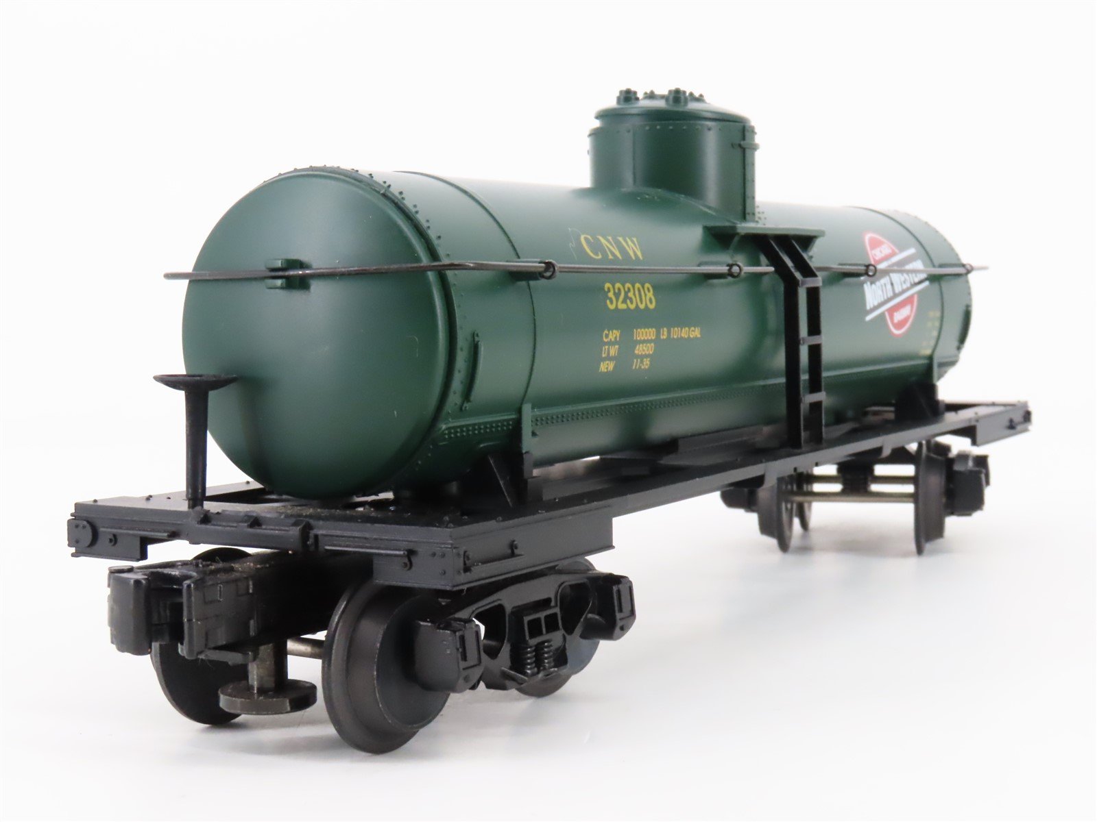 O Gauge 3-Rail MTH Rail King RK-7307L CNW Chicago North Western Tank Car #32308