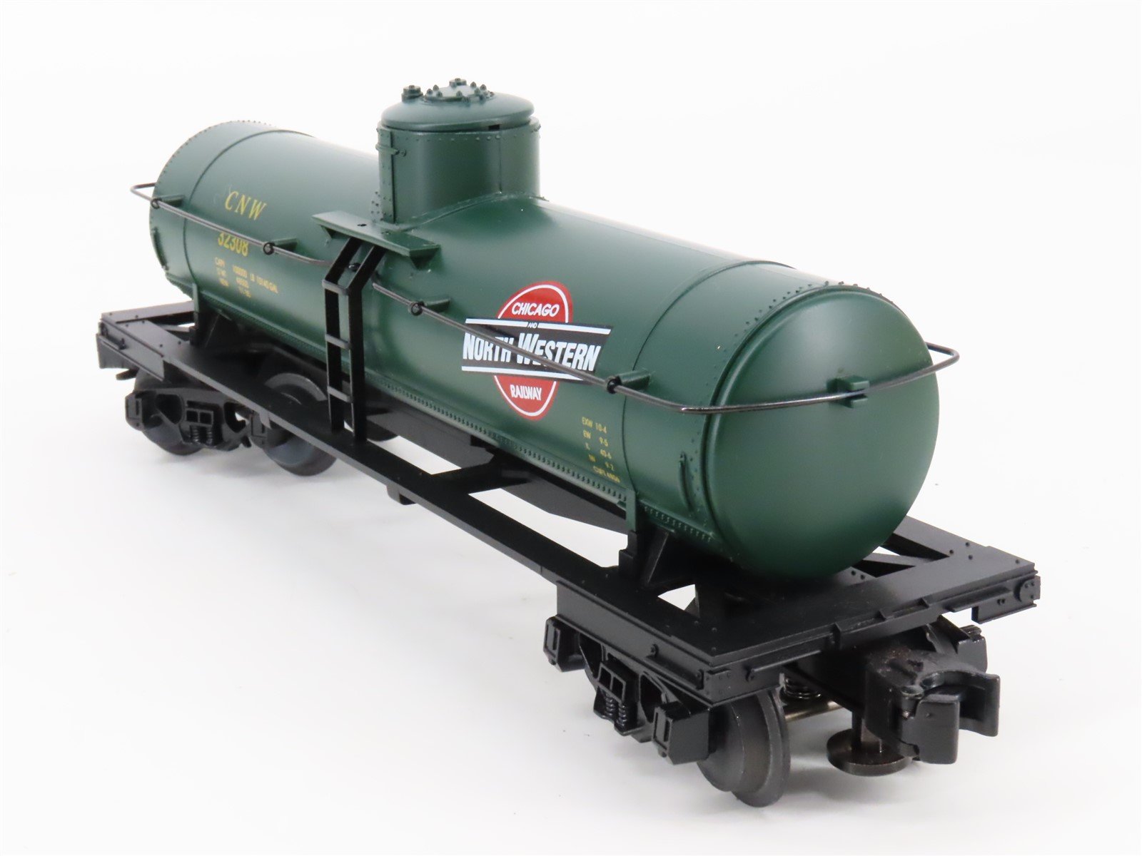 O Gauge 3-Rail MTH Rail King RK-7307L CNW Chicago North Western Tank Car #32308