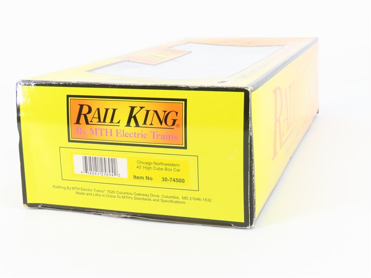 O Gauge 3-Rail MTH Rail King 30-74500 UP CNW Chicago Northwestern Box Car 511996