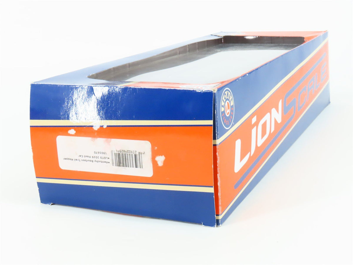O Gauge 3-Rail Lionel Lion Scale 1901670 L&amp;N Kentucky Bourbon 3-Bay Hopper 40192