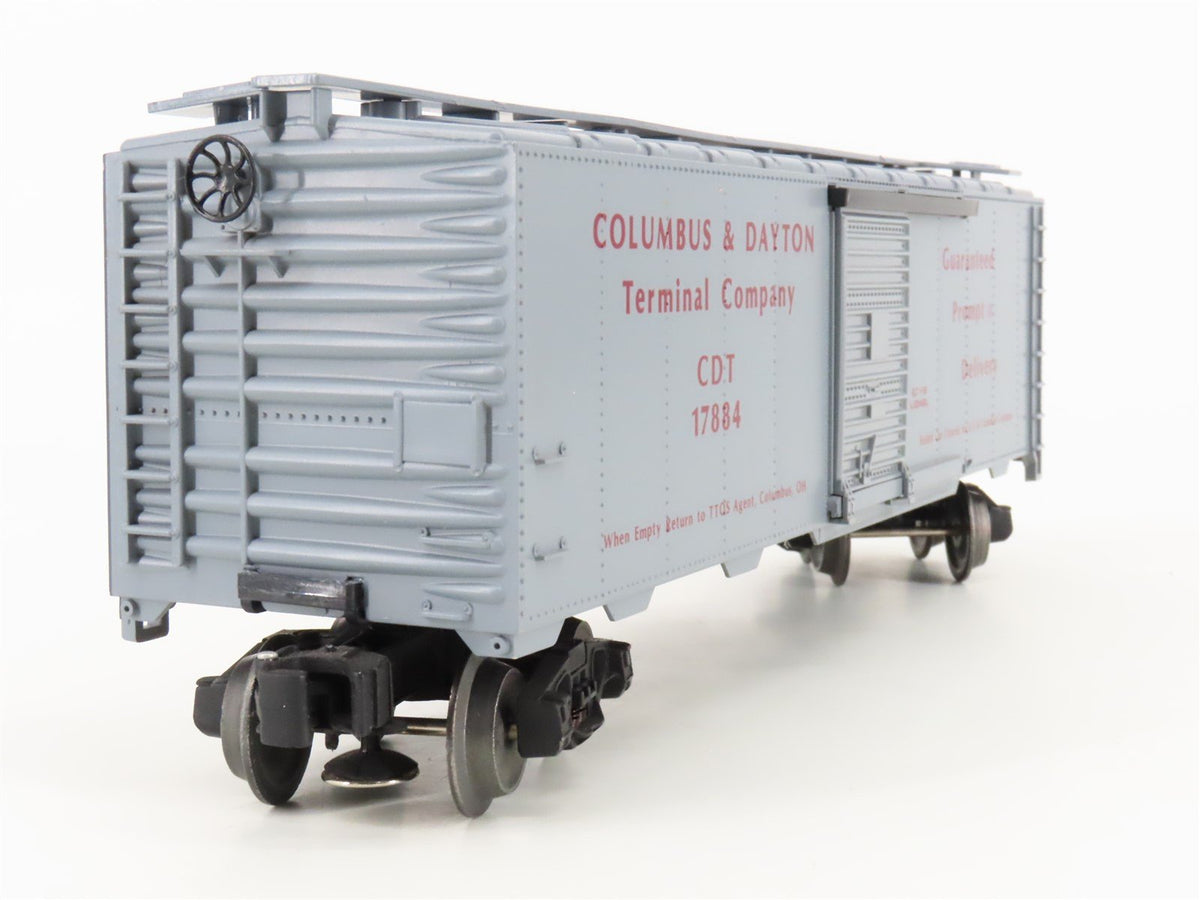 O Gauge 3-Rail Lionel 6-17884 TTOS CDT Columbus &amp; Dayton Terminal Box Car #17884