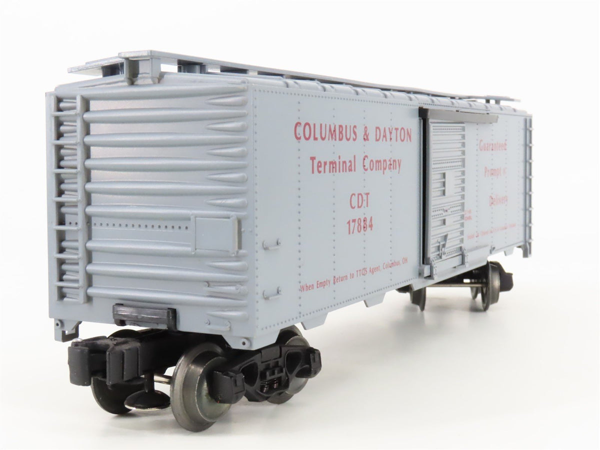 O Gauge 3-Rail Lionel 6-17884 TTOS CDT Columbus &amp; Dayton Terminal Box Car #17884
