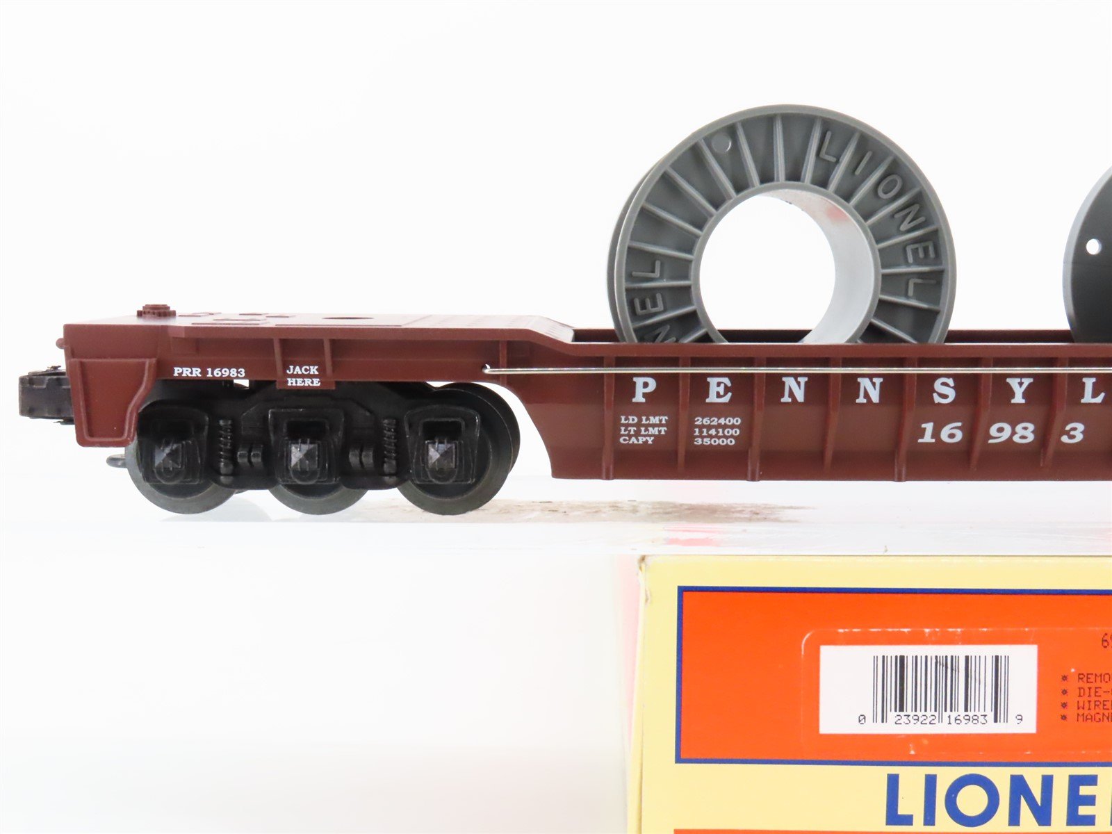O Gauge 3-Rail Lionel 6-16983 PRR Pennsylvania Railroad Well Car #16983