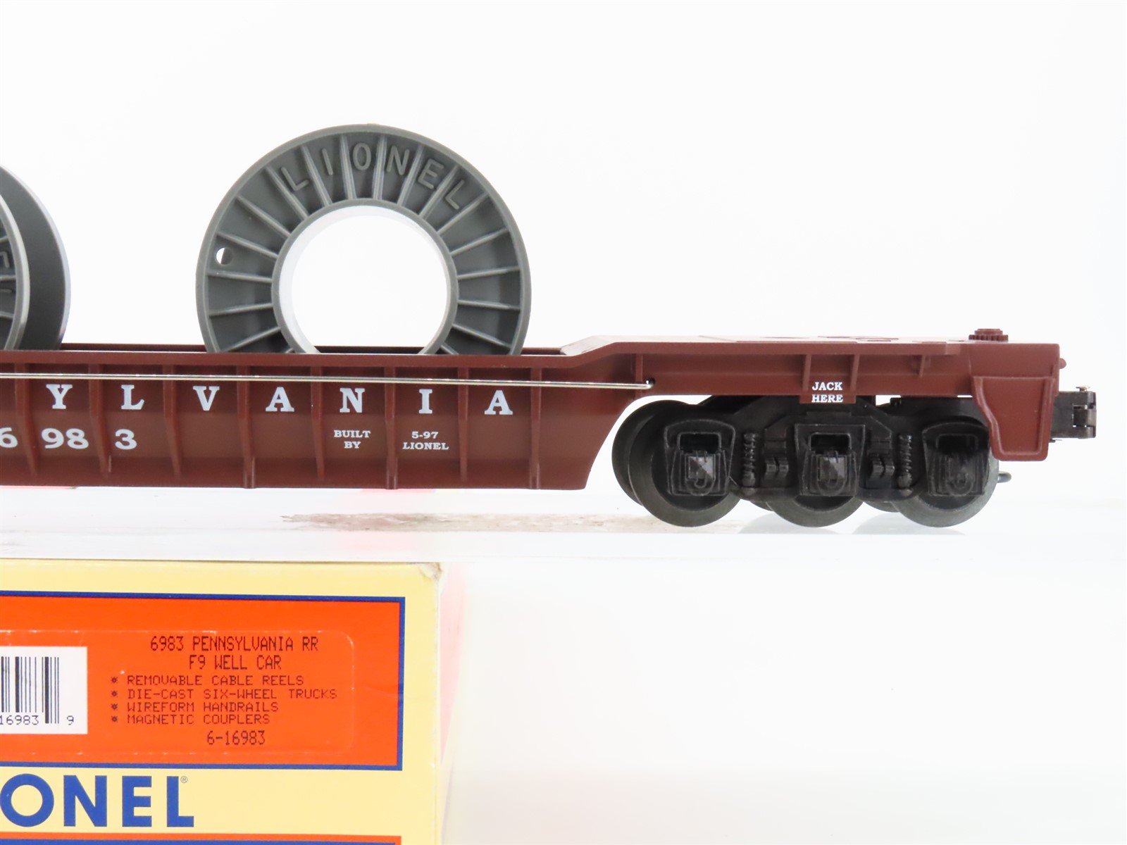 O Gauge 3-Rail Lionel 6-16983 PRR Pennsylvania Railroad Well Car #16983
