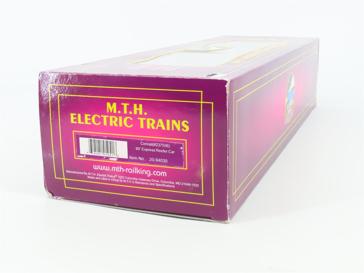 O Gauge 3-Rail MTH 20-94030 CR Conrail Quality 60&#39; Express Reefer #237556
