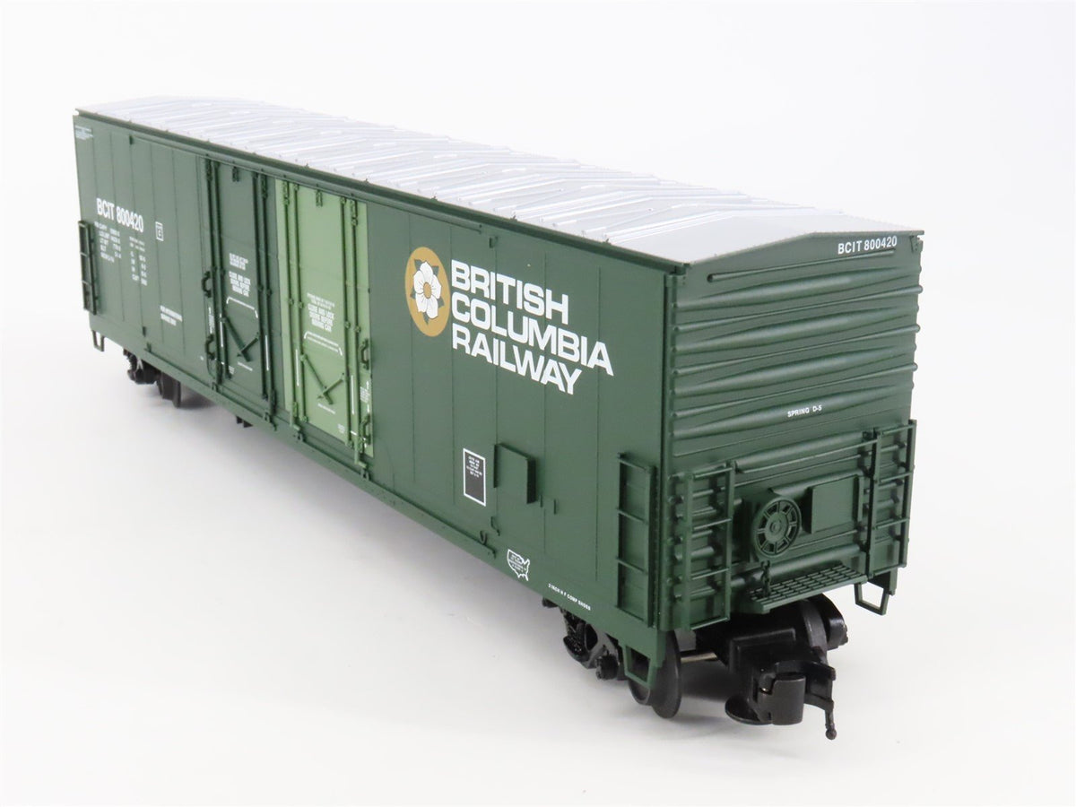 O Gauge 3-Rail Atlas 6507-3 BCIT British Columbia Railway 53&#39; Box Car #800420