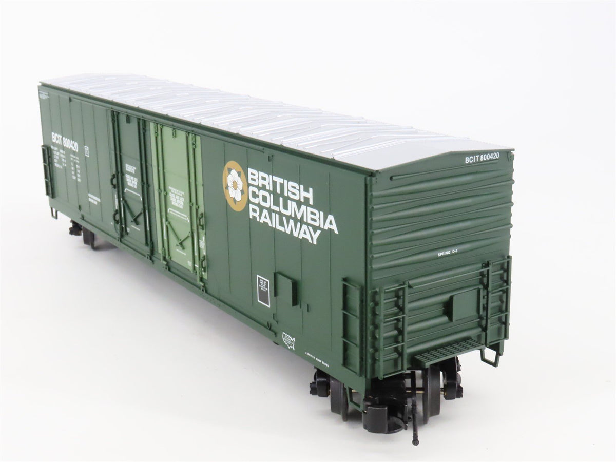 O Gauge 3-Rail Atlas 6507-3 BCIT British Columbia Railway 53&#39; Box Car #800420