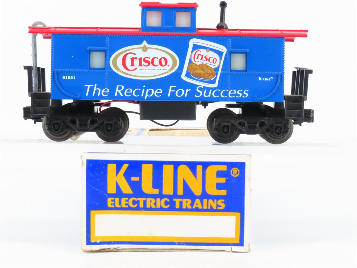 O Gauge 3-Rail K-Line Crisco Cupola Caboose #91951